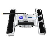 Robot nettoyeur de panneaux solaires photovoltaïques avec brosse de 1285 mm nettoyage autonome 650*560*250mm
