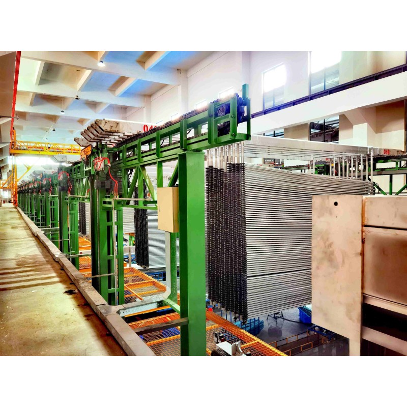 High Efficiency Aluminum Profile Oxidation Colouring Line For Solar Frame