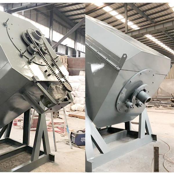 Fornalha de cilindro 150Kg/H giratório Tiltable customizável para o tratamento térmico