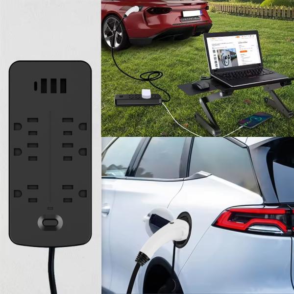 Olink Portable Electric Plug Outdoor Power 3.5KW 16A EV Discharger V2L Portable GBT EV Discharger