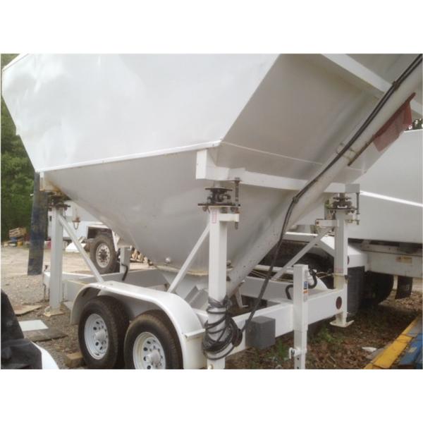 27 T-30 T Portable Cement Silo / Industrial Mobile Cement Silo With Auger