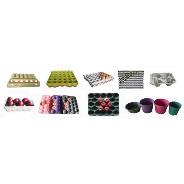 Bandeja automática del huevo de la caja que forma la línea de sequía 1400pcs/h de la capa multi de la maquinaria