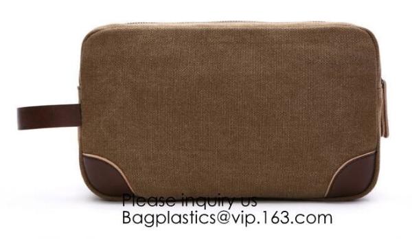 Customized luxury canvas Korean makeup pouch travel cosmetic bag,Promotional Eco friendly Cotton Canvas Zipper Makeup Co