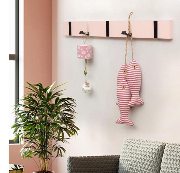 Wall Mounted Coat Rack Bamboo Wall Coat Rack Hooks Coat Hat Hanger Hooks Over Door Bathroom Hook Hanger