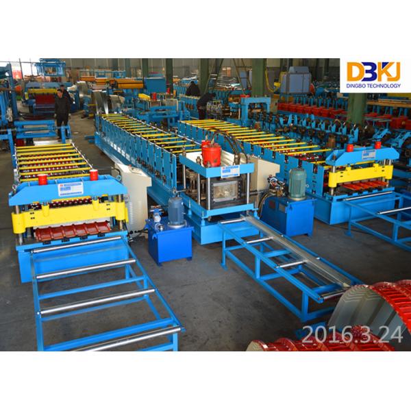 0-8m / Min Portable Punching Speed Metal Roofing Machine For Resorts