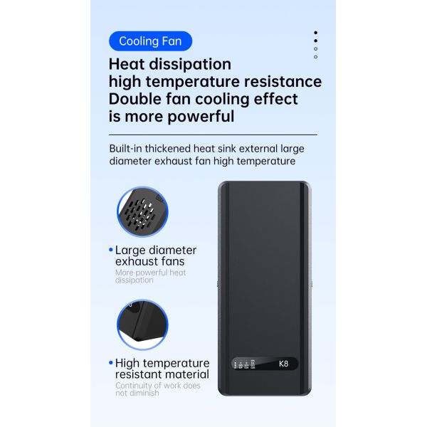 K8 Handheld Signal Jammer Anti Positioning Car Shield GPS Tracker Protect Your Vehicle