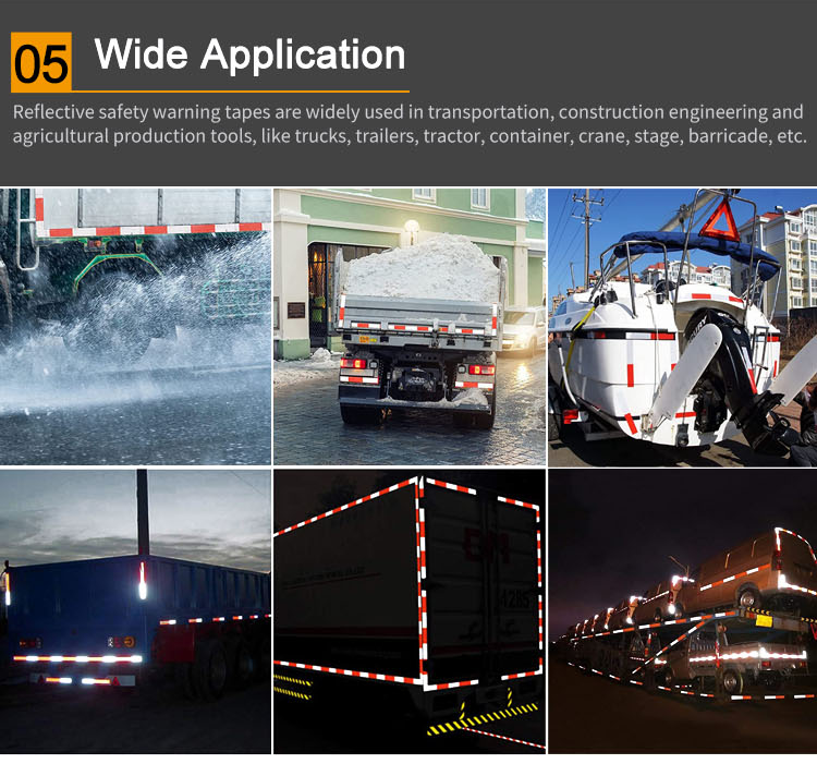 DOT Reflective Tape High-performance Vehicle Conspicuity Tape For Trucks, Trailers, Buses