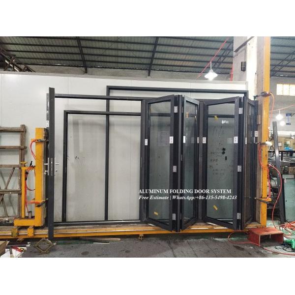 internal aluminum door garden folding doors,Australian standard Aluminium profile Soundproof Used Exterior fold Doors
