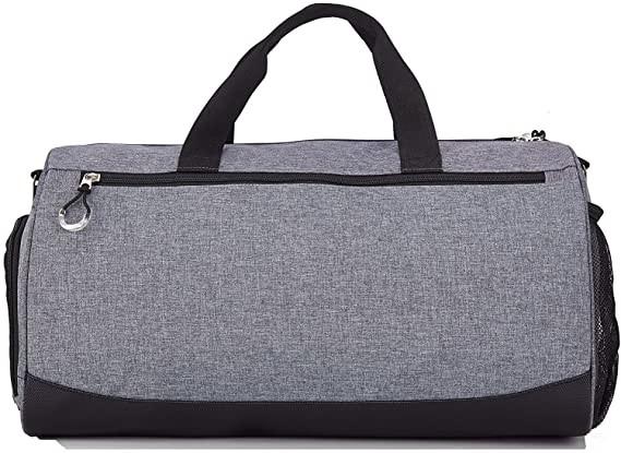 Oxford Polyester Gym Sports Duffle Bags With Wet Pocket