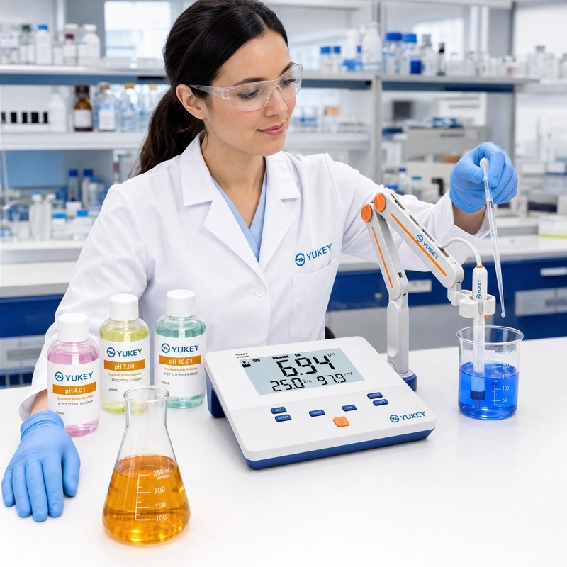 Advanced Benchtop Digital PH Meter With Temperature Compensation And Data Storage