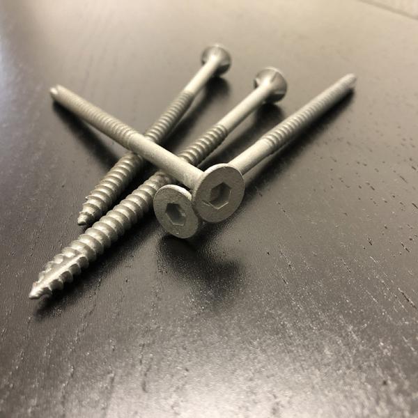 Class 4 Galvanised Batten Screws 125mm Bugle Head 14G For Decking
