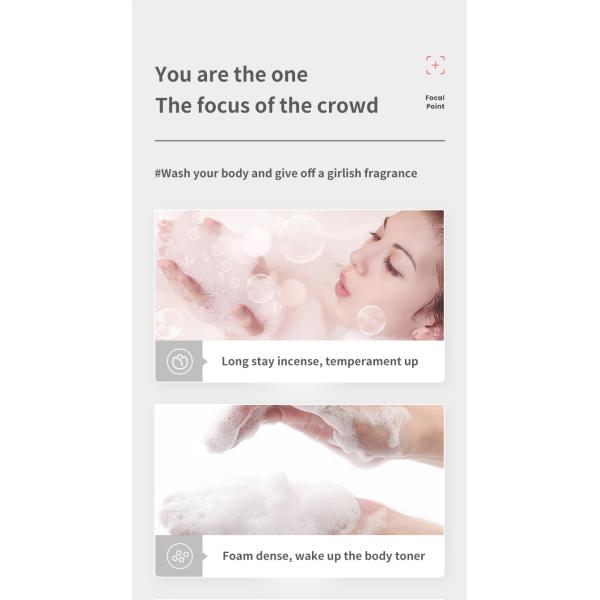 Шампунь красоты OEM геля ливня угорь мытья тела салициловой кислоты GMPC анти-