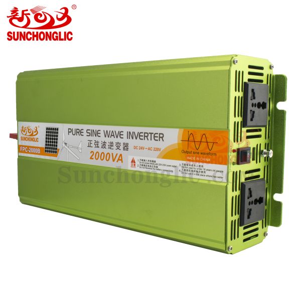FPC（BL）2000W Pure Sine Wave Power Inverter – 24V DC to 220V AC with 5V/1A USB Port for High - Power Output