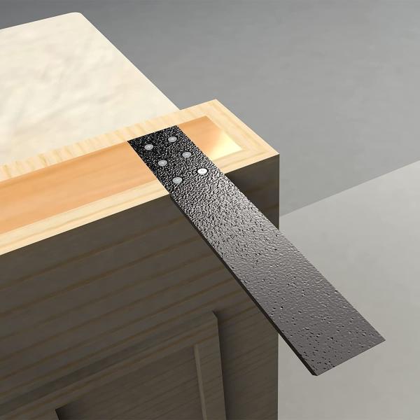 Standard Heavy Duty Black Powder Coating Metal Steel Countersink Desk Support Bracket