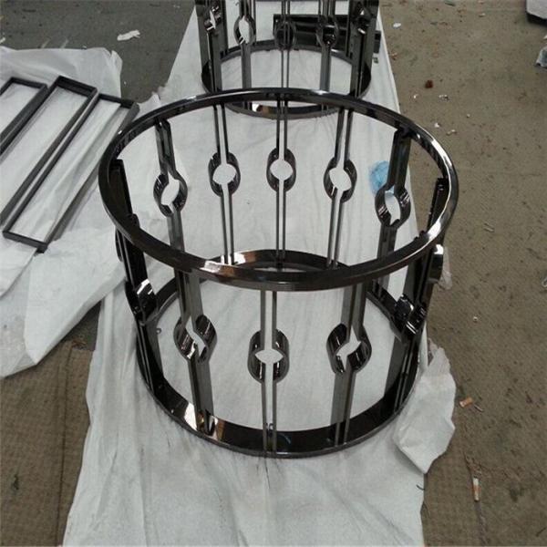 Custom metal/stainless steel display frame,table frame,furniture frame with PVD color