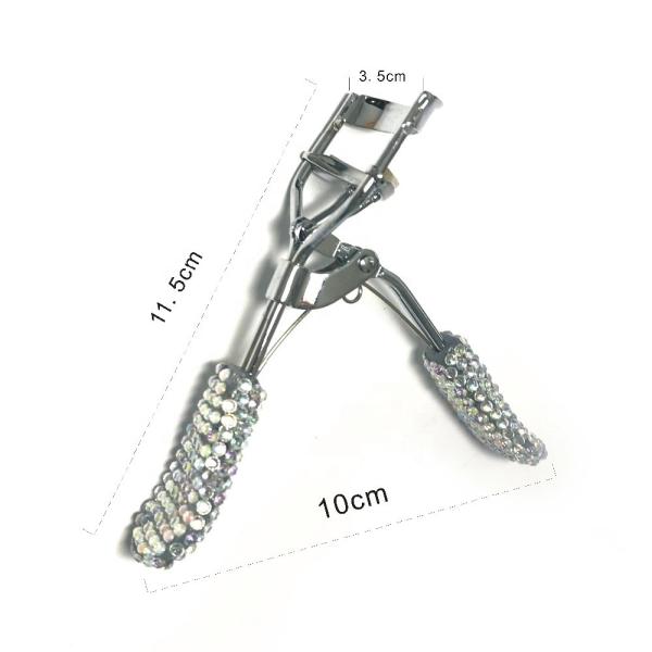 Stainless Steel Beauty Makeup Tools Sparkling Diamond Eyelash Curler