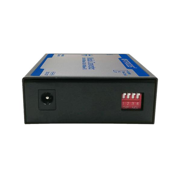 10 / 100M Dual Fiber Media Converter 120Km SC SM  External Power 1310 nm