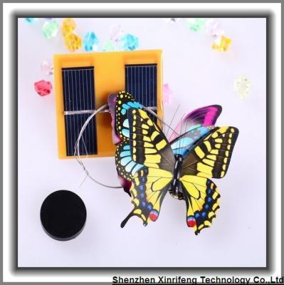 Triple Solar Powered Fluttering Butterflies For Garden Plants Flowers Decoration