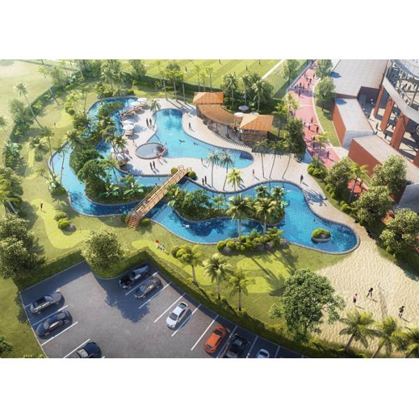 Professional Adventure Water Park Equipment Lazy River Water Pump  30 - 37kW