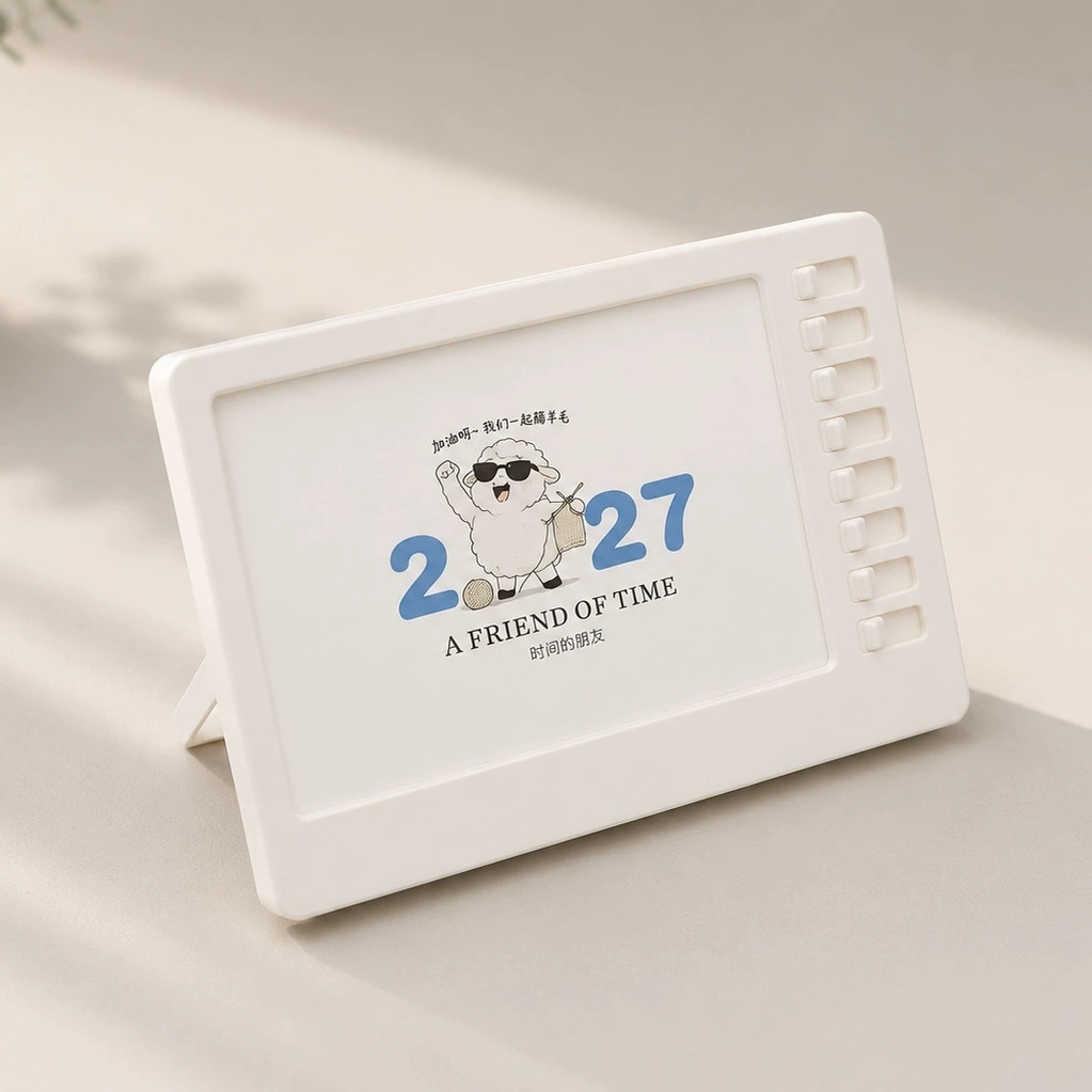 Slider To-Do List Desktop Calendars With Plastic Housing For Office Planning