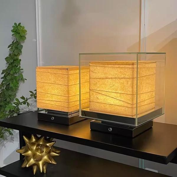 JYLIGHTING Concepteur salon minimaliste japonais chambre à coucher lampe murale de chevet hôtel et maison d'accueil étude atmosphère créative lampe de bureau en verre lampe murale moderne