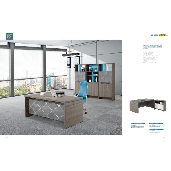 Modern Executive Office Computer Desk Luxury Office Furniture ISO9001