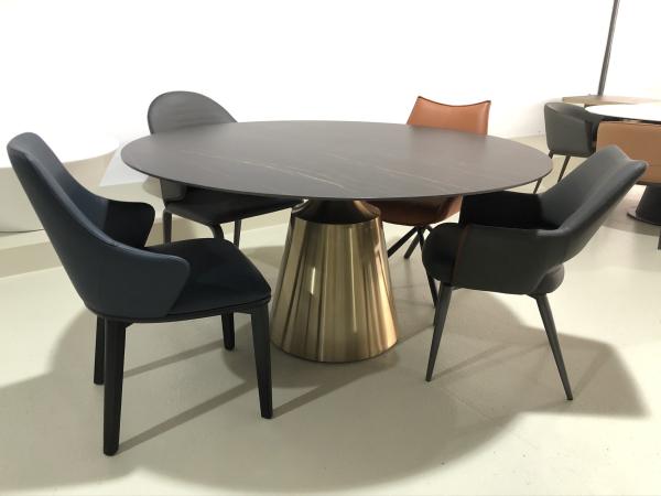Luxury Modern Design Dinning Table Set Marble Table Stainless Steel Table With Chairs Italian Dining Room Set