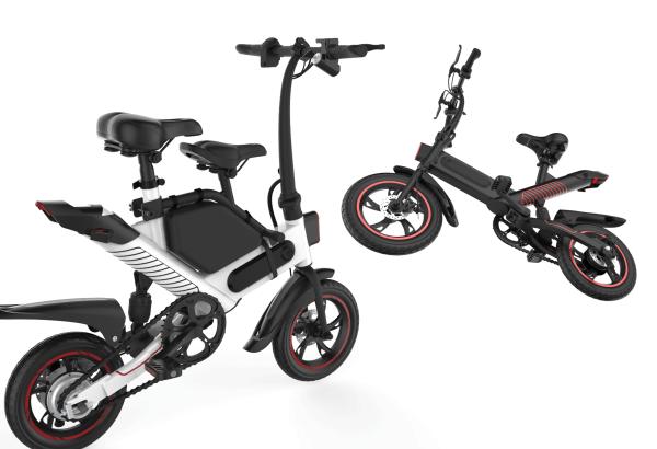Professional Electric Powered Folding Bikes , Family Long Range Folding Motorized Bicycle CE Approved