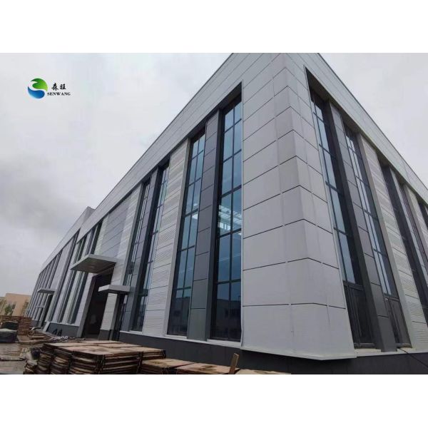 Earthquake Resistant 7~9 Grade Steel Structure Warehouse with Fireproof Waterproof Windproof Features and Solid H-shape Steel Beam