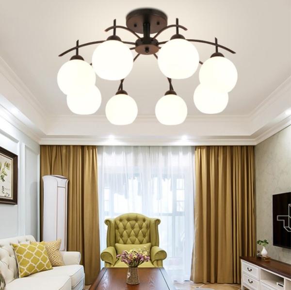 Ceiling Surface Mounted Chandelier 3-arm，5-arm，6-arm，8-arm，9-arm