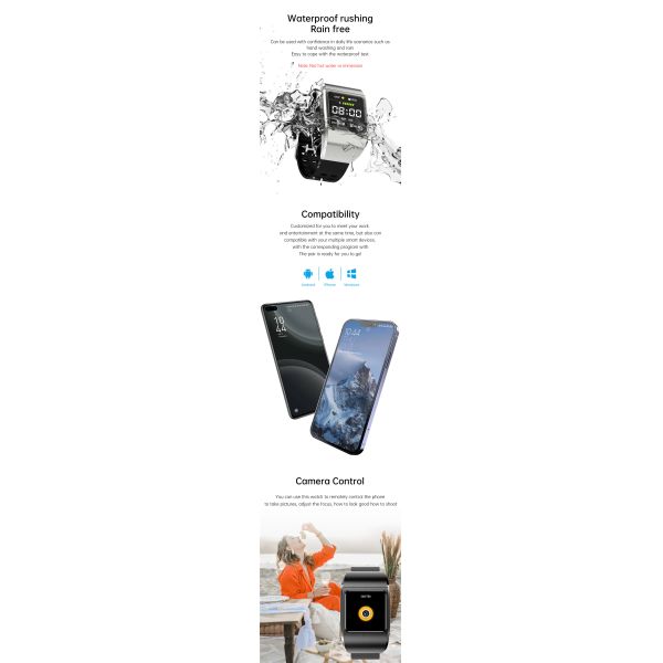 Eraysun 2 in 1 Bt Calling Smart Watches Waterproof Reioj Smart Watch With Earbuds Touch Screen Tws Earbuds Earphone
