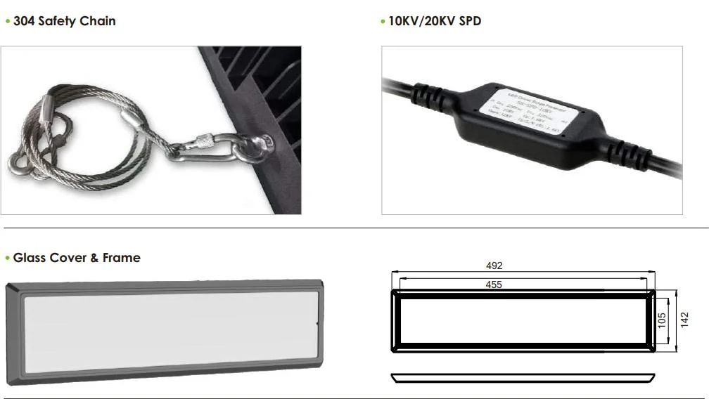300 - 1500 Вт высокопроизводительные светодиодные светодиоды стадионные лампы IP68 170lm/w светодиодные модульные затуманжируемые наружные светодиоды