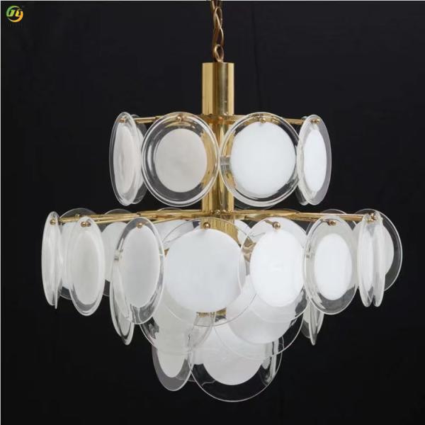 Приспособления причудливого стеклянного современного света шкентеля роскошные домашние внутренние