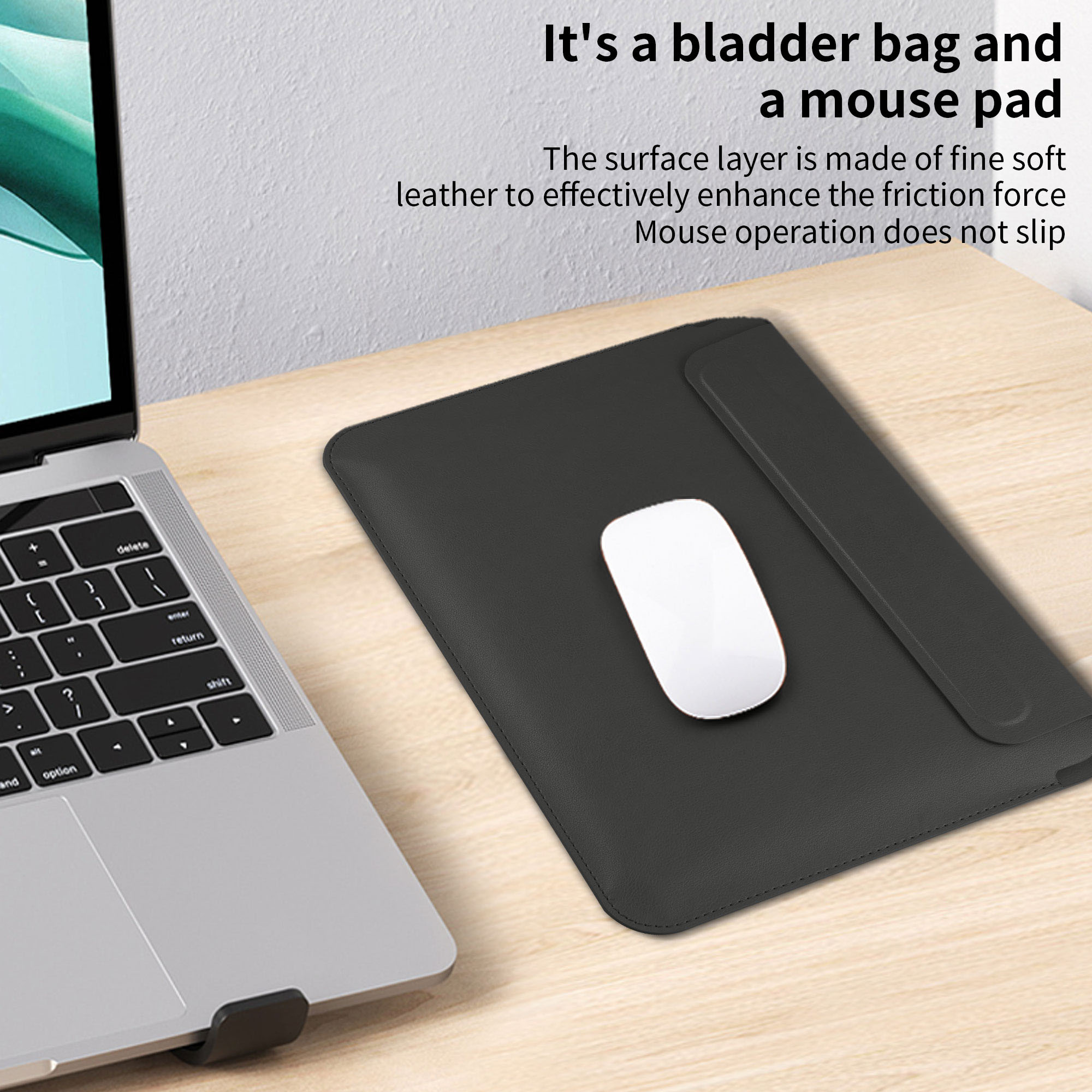 For Laudtec 12.9 Inch Laptop Carrying Bag DNB105 Waterproof Shockproof Korean Style Pu Leather Notebook Protective Sleeve Wholesale OEM/ODM/Private Label