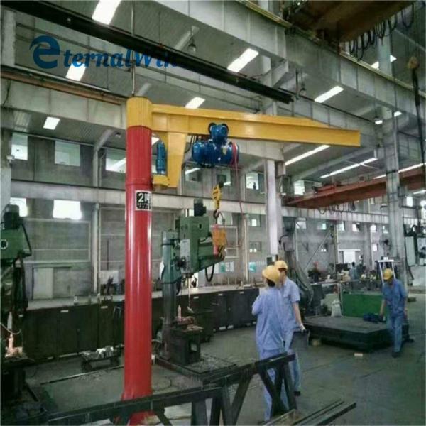 Customized Cantilever Slewing Arm Crane With Electric Chain Hoist