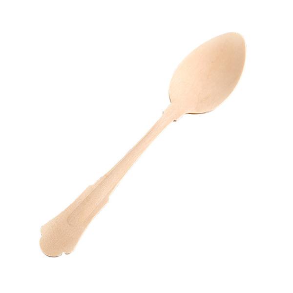 Wooden Disposable Knife Fork And Spoon Set Degradable 20cm