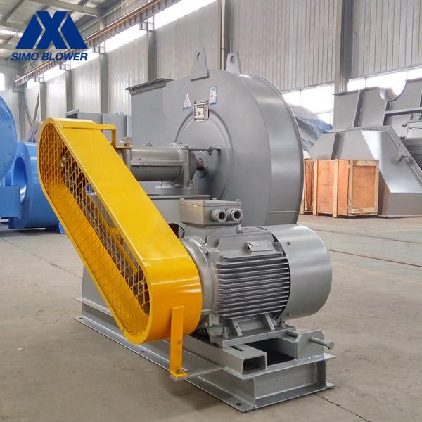 Fã centrífugo inverso ligado HG785 do aço do ventilador do transporte de materiais da injeção de carvão