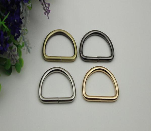 China manufacture supplier 38mm 4 color welded iron wire D Ring for wholesale