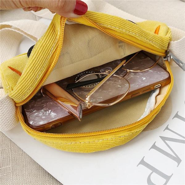 Car crossbody canvas bag children's backpack cute male female babies customize logo picture single shoulder tide bags