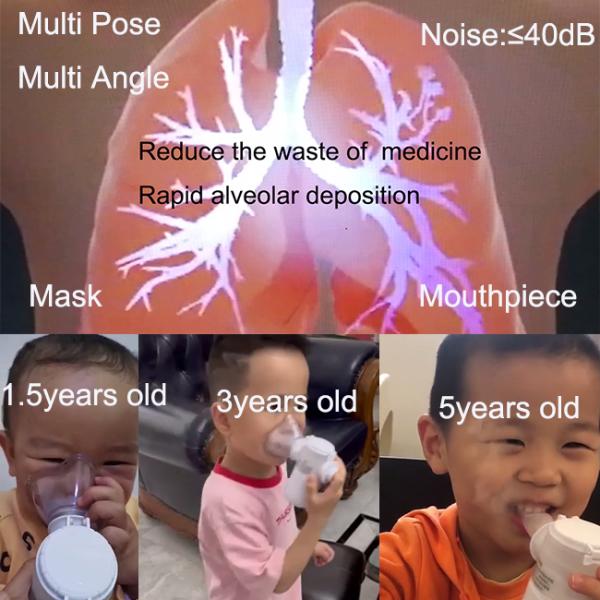 Портативный бронх машины Nebulizer больницы медицинский для детей младенца младенцев