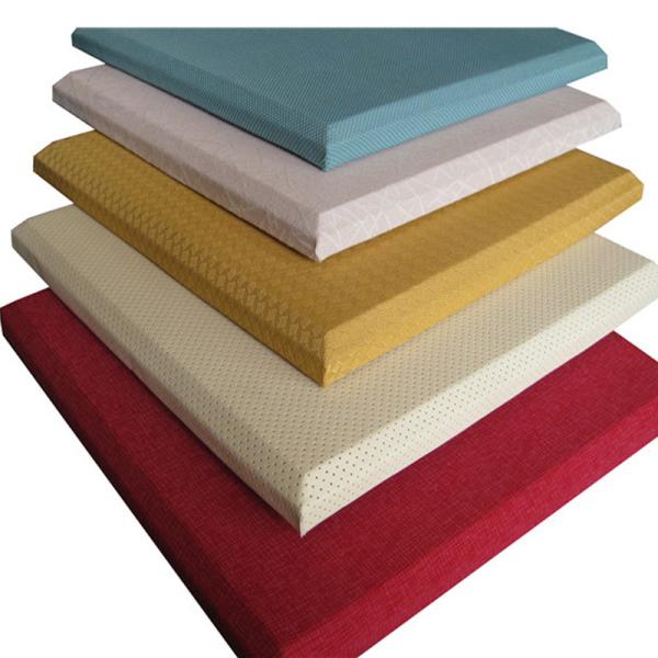 Панели стены акустических панелей ткани пефорированные звукоизоляционной плитой деревянные домой