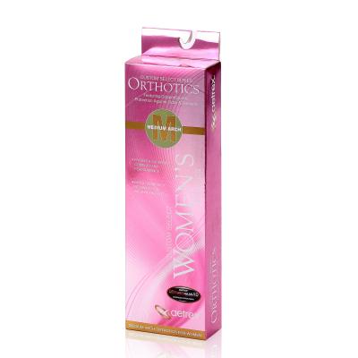 Pink Color Paper Box Custom Design CMYK Printing Display Cardboard Box for the Shoes Insole Packing