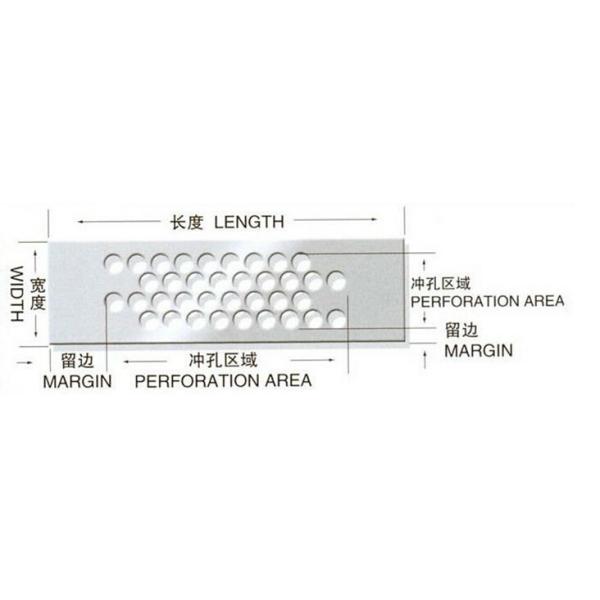 лист решетки диктора сетки металлического листа металла нержавеющей стали 1мм/1.5мм 316 пефорированный алюминием