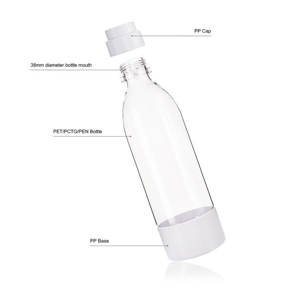 1000 ml de PET de alta eficiência garrafa para fabricação de soda para o melhor desempenho doméstico
