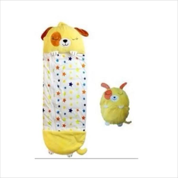Children's Outdoor Camping Sleeping Bag with Cartoon Animals Design and Lengthened Size