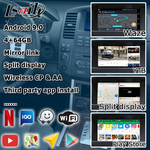 Обновление сенсорного экрана HD с несколькими пальцами для Nissan Pathfinder R51 carplay android auto