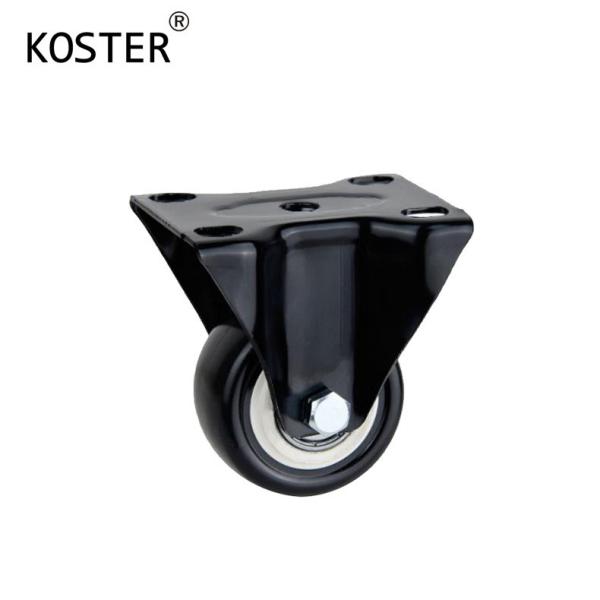 Rodas industriais de 75 mm 3 polegadas Rodas de carrinho de castor com carga máxima de 110 kg de material PU