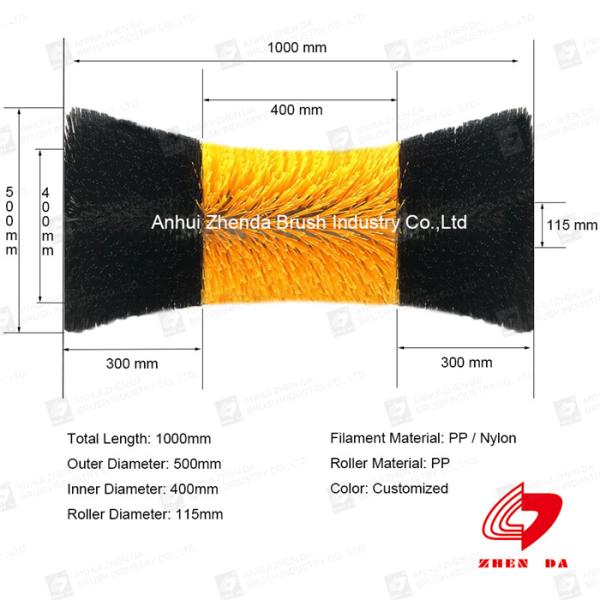 Poultry Farming Equipment 600mm Cattle Scratching Brush ISO For Cow Cattle Goat
