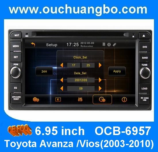 car multi media player for Toyota Avanza /Vios 2003-2010 with Dual zone OCB-6957