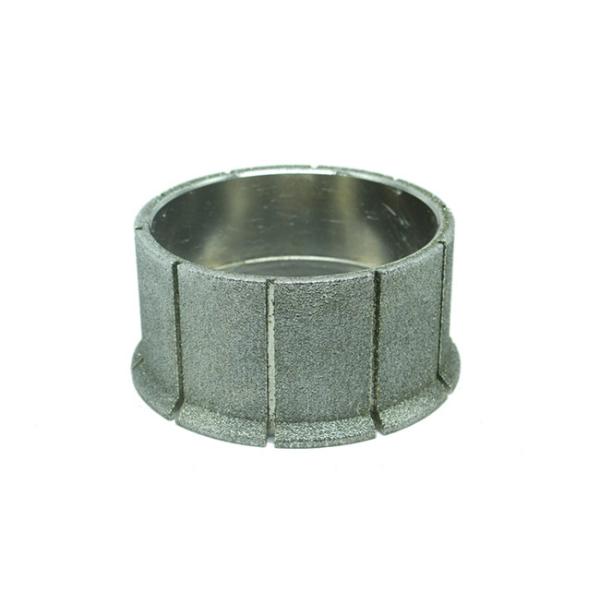 Серебряным сухим гальванизировать краем логотип ODM колеса точильщика диаманта